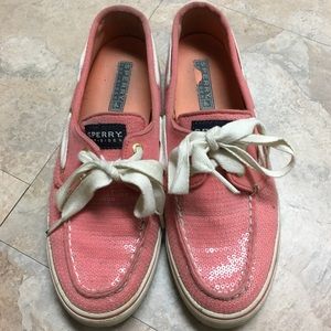 Sperry Sequin Boat Shoes